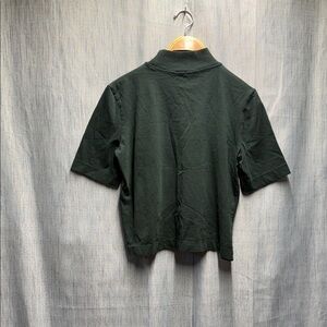 Zara crop style Shirt in Deep Green crop style size small